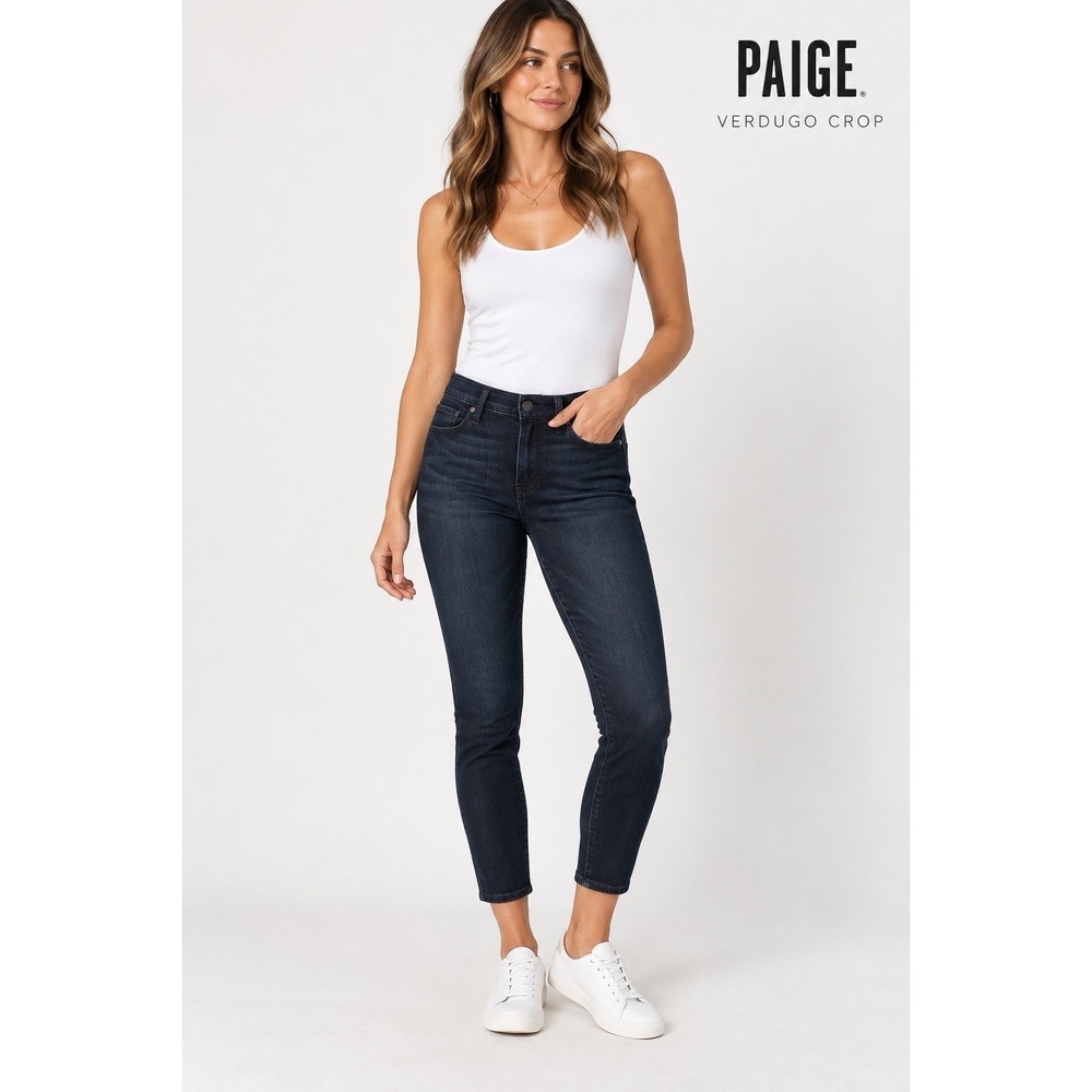 PAIGE Women's Verdugo Ultra Skinny Jeans Black Size 27